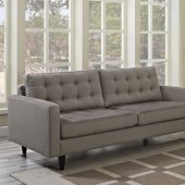 Empress Sofa in Granite Fabric by Modway w/Options