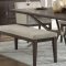 Ibiza Dining Table 5581-84 in Ash & Light Gray by Homelegance