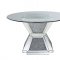 Noralie Dining Table 72960 in Mirrored by Acme w/Optional Chairs
