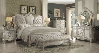 Versailles Bedroom 21130 in White Bone by Acme