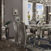 Versailles Counter Height Table 66835 in Antique Platinum - Acme