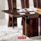 DT21B Dining Table in Dark Brown High Gloss by Pantek w/Options