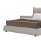 Excite Bed by Beverly Hills in Light Grey Full Leather
