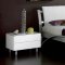 390 Nina White Platform Bedroom by ESF w/Optional Casegoods