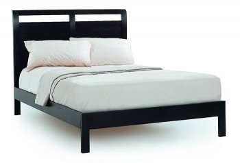 Dark Cappuccino Finish Modern Low Profile Bed [LSB-DOMAIN LOW PROFILE BED]