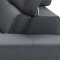 Annalaise Recliner Leather Sectional Sofa in Blue Gray by J&M
