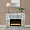 Noralie Electric Fireplace AC00507 in Mirrored by Acme