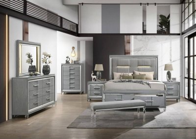 Truman Bedroom BD01723Q in Gray by Acme w/Options