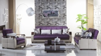 Natural Prestige Purple Sofa Bed by Sunset w/Options [IKSB-Natural Prestige Purple]