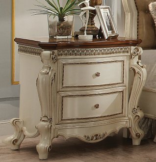 Picardy Nightstand Set of 2 26905 in Antique Pearl by Acme