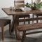 Alston Dining Set 5Pc 121181 in Nutmeg by Coaster w/Options