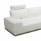 Martha Sectional Sofa 5615B in Off-White Leather by VIG