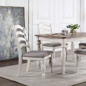 Florian Dining Room 5Pc Set DN01658 Oak & Antique White by Acme