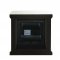 Noralie Electric Fireplace 90862 in Mirrored by Acme