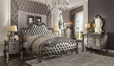 Versailles II Bedroom 26840 in Antique Platinum - Acme w/Options
