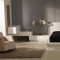 White Gloss Finish Modern Bedroom Set