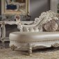 Vendome Chaise BD01523 in Champagne PU by Acme