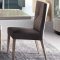 Dune Perla Dining Table w/Wooden Base in Frise Perla by Rossetto