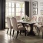 Gerardo Dining Table Marble Top 60180 in Weathered Espresso