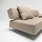 White Leatherette Modern Sofa Bed Convertible By Innovation