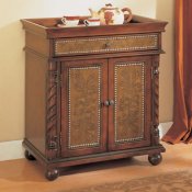 Cherry Finish Buffet With Decorative Nail-heads