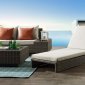 Salena Patio Sun Lounge Chair OT01093 in Beige & Gray by Acme