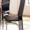 Contemporary Glass Top Dinette Table w/Chrome Finish Steel Tubes
