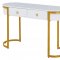 131 Dining Table by ESF w/Marble Top and Optional Chairs