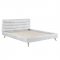 Doris Bed BD00565Q White Leather by Acme w/Optional Nightstand