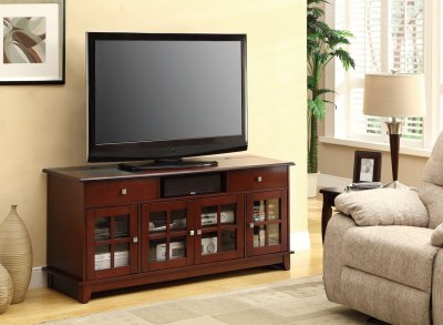 700692 TV Stand in Brown Cherry by Coaster