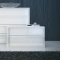 MD323 Jane Set of 2 Nightstands by Modloft in White Laquer