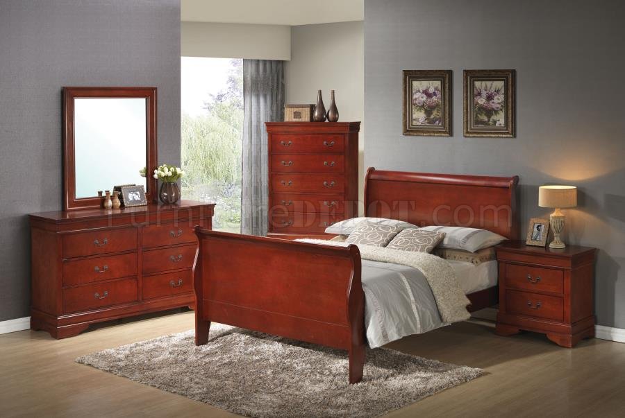 Louis Philippe 200431 Bedroom Set by Coaster w/Options - Click Image to Close