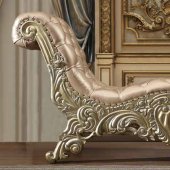 Vatican Bench BD00466 in Champagne Silver by Acme