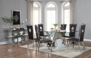 Noralie Dining Table 71280 by Acme w/Optional 62078 Chairs [AMDS-71280-62078 Noralie]