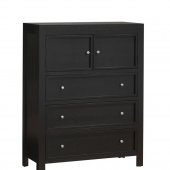 Modern Three Drawer Chest With Ample Cabinet
