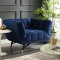 Adept Sofa in Midnight Blue Velvet Fabric by Modway w/Options