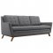 Beguile EEI-1800 Sofa in Gray Fabric by Modway w/Options