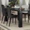 Armonia Diamond Black Dining Table by At Home USA w/Options