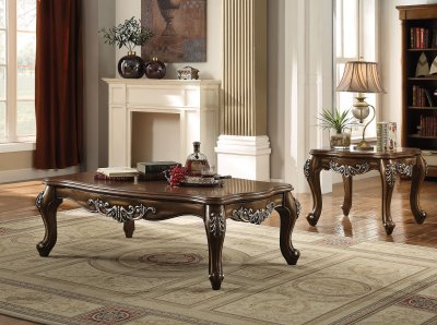 Latisha Coffee Table 82115 3Pc Set in Antique Oak by Acme