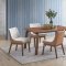 Ginny Dining Room 5Pc Set DN02307 in Walnut by Acme