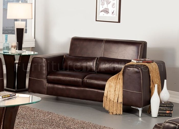 panama espresso bonded leather sofa