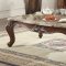 Shalisa Coffee Table 81050 in Walnut & Marble by Acme w/Options