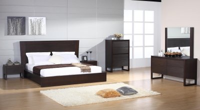 Escape Bedroom by Beverly Hills Furniture in Wenge or Natural