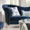Jaborosa Sofa 50345 in Blue Velvet by Acme w/Options