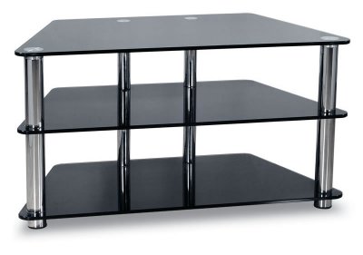 Modern Tv Stand With Three Glass Levels