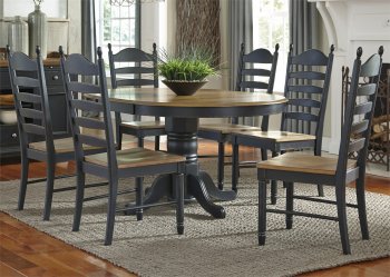 Springfield II Dining Table 5Pc Set 678-CD-5PDS S by Liberty [LFDS-678-CD-5PDS Springfield II]