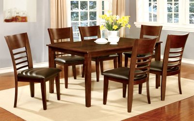 Hillsview I CM3916T 5Pc Dining Table Set in Cherry w/Options