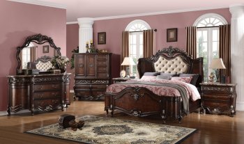 Tiffany Traditional 5Pc Bedroom Set w/Options [ADBS-Tiffany]