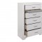 Luster Bedroom Set 5Pc 1505W in White by Homelegance