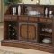 Brown Finish Classic Bar Unit w/Marble Top & Optional Barstools